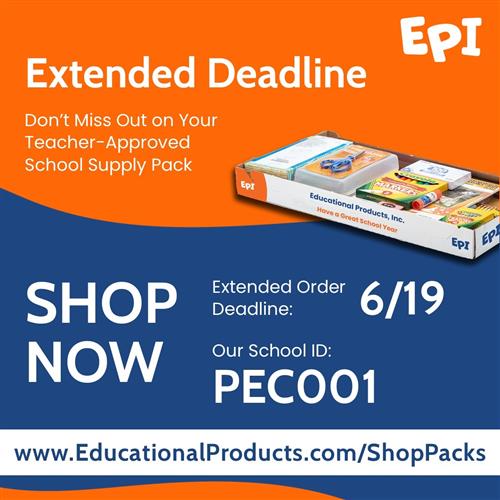  School Supply Packs- Support PTO